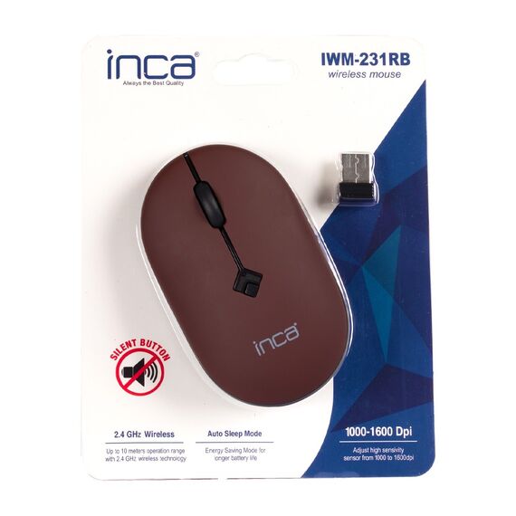 INCA IWM-231RB Fully symmetrical elegant shape, comfortable touch