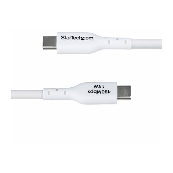 StarTech.com 3m (9.8ft) White USB-A to USB-C Char | USB2AC3MNCWHE