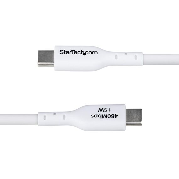 StarTech.com 3m (9.8ft) White USB-A to USB-C Char | USB2AC3MNCWHE