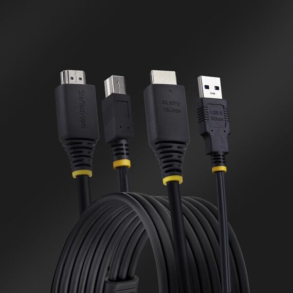 StarTech.com 6ft (1.8m) HDMI and USB 5Gbps KVM | HU1226-KVM-CABLE
