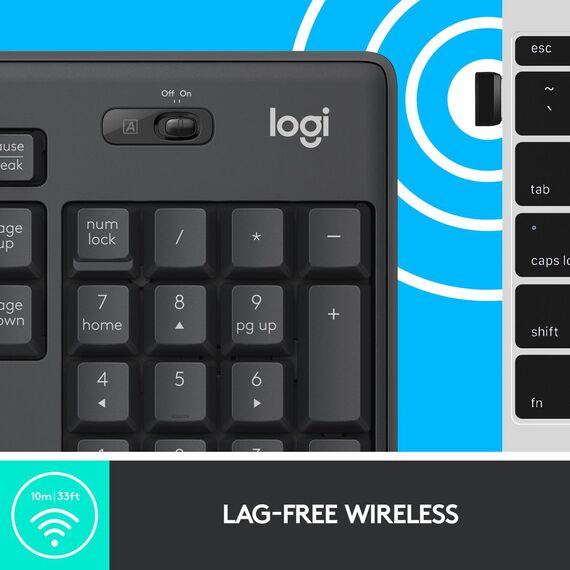 Logitech MK295 Silent / Keyboard and mouse set / wir | 920-009803