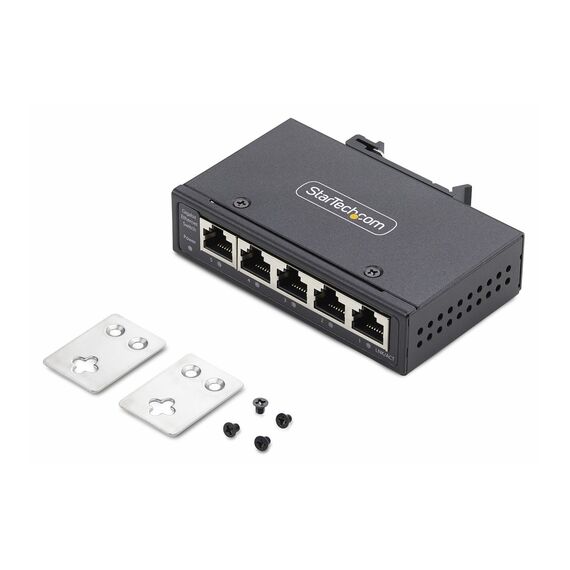 StarTech.com 5-Port Unmanaged Industrial E | I51G-ETHERNET-SWITCH