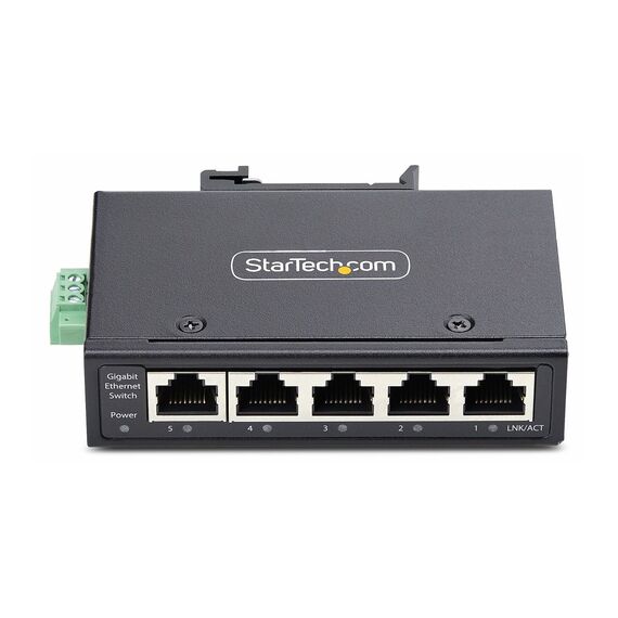 StarTech.com 5-Port Unmanaged Industrial E | I51G-ETHERNET-SWITCH