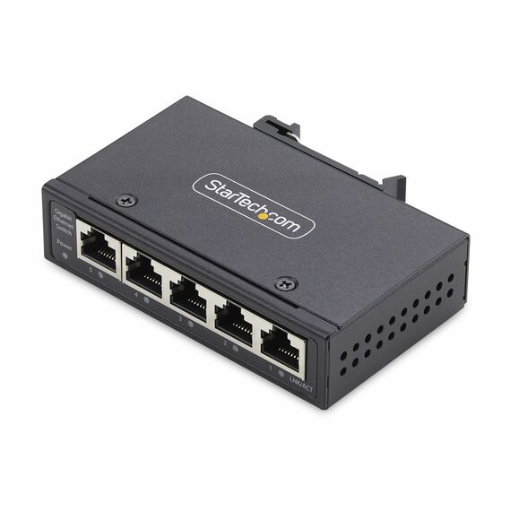 StarTech.com 5-Port Unmanaged Industrial E | I51G-ETHERNET-SWITCH