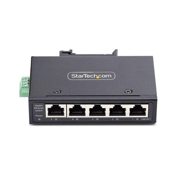StarTech.com 5-Port Unmanaged Industrial E | I51G-ETHERNET-SWITCH