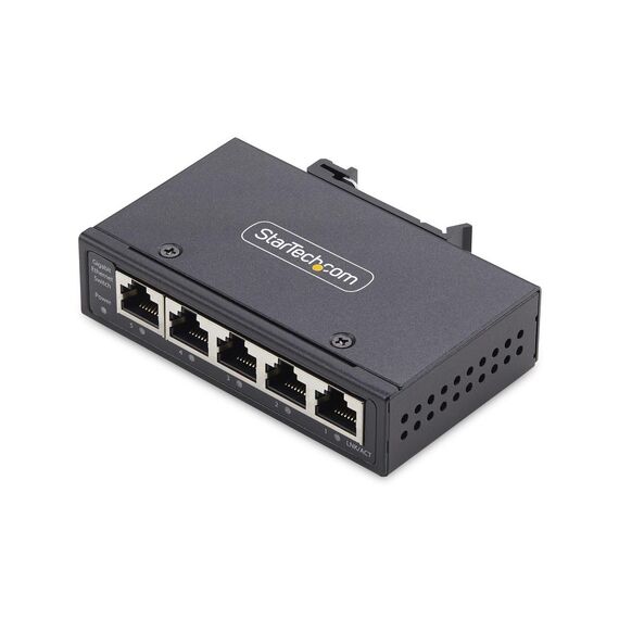 StarTech.com 5-Port Unmanaged Industrial E | I51G-ETHERNET-SWITCH