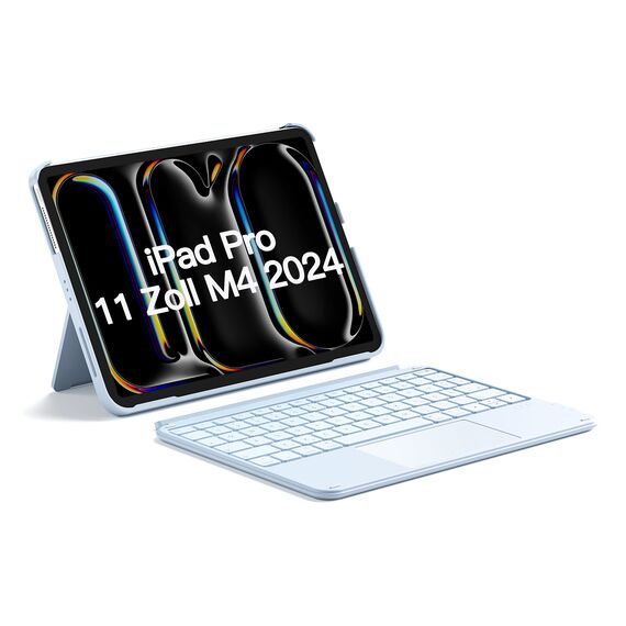 Inateck KB04122, QWERTZ, Touchpad, Apple, iPad  | KB04122-11_BLUE