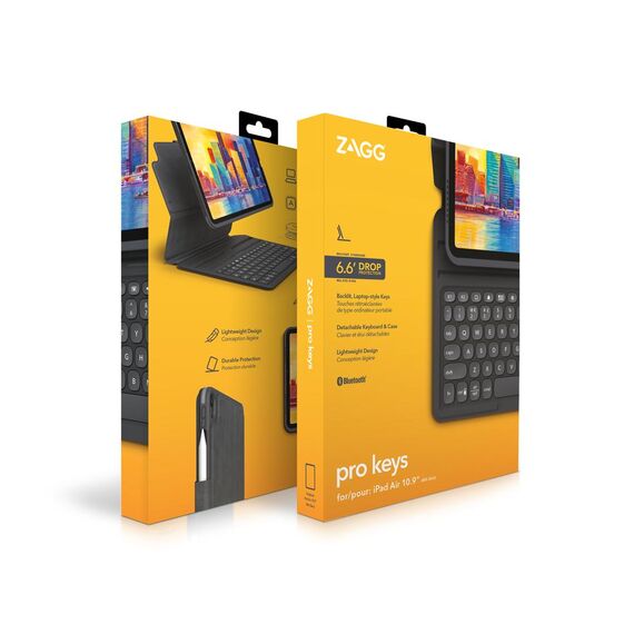 ZAGG Pro Keys / Keyboard and folio case / backlit / B | 103407274