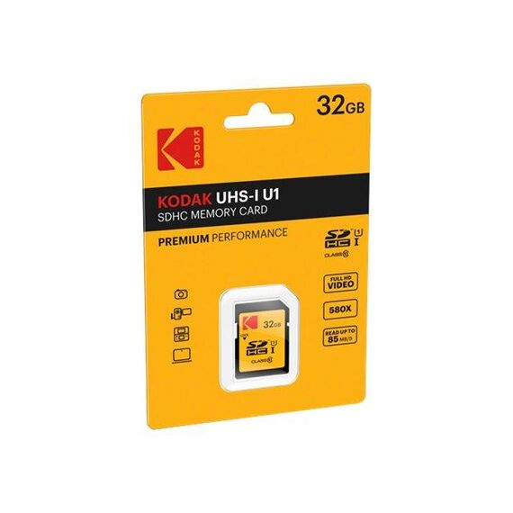Kodak Flash memory card 32 GB UHSI U1 Class10 EKMSD32GHC10K