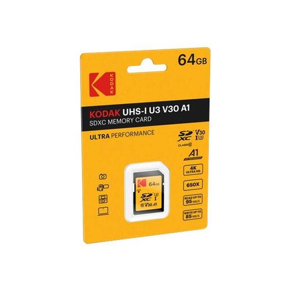 Kodak Flash memory card 64 GB UHS Class 3 EKMSD64GXC10HPRK