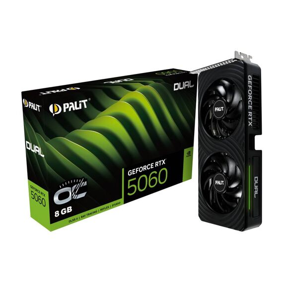 Palit GeForce RTX 5060 Dual OC, GeForce RTX 5060, 8 GB