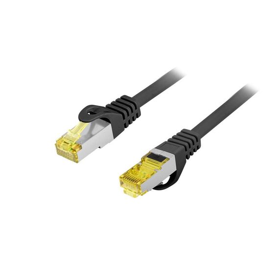 Equip Cat.6A S/FTP Outdoor Patch Cable, 25m, Black / 25  | 605110