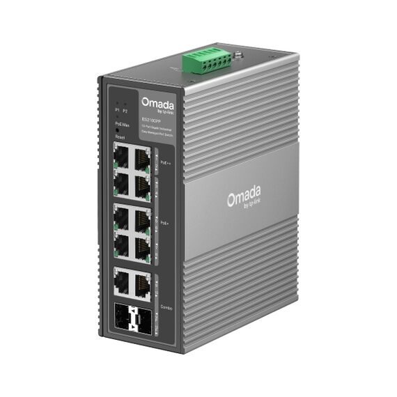 TP-Link Omada 10-Port Gigabit Industrial Easy Man | IES210GPP(UN)