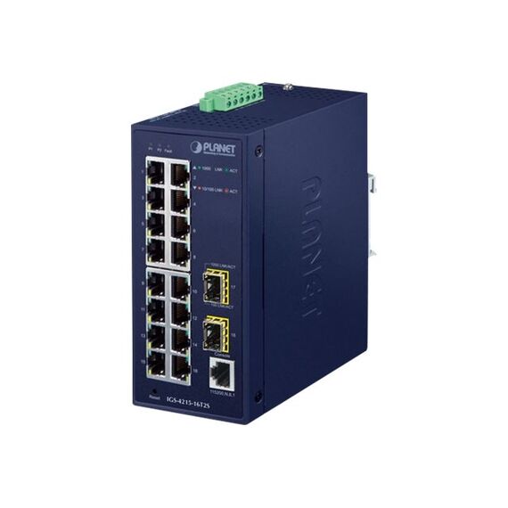 PLANET IGS-4215-16T2S / Switch / Managed / 16 x 10/100/1000 + 2 x