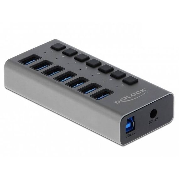 Delock Hub 7 x SuperSpeed USB 3.0 63669