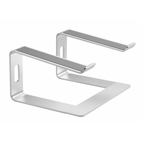Gembird NBS-D1-01, Laptop stand, Aluminium, Silver, Aluminium, Si