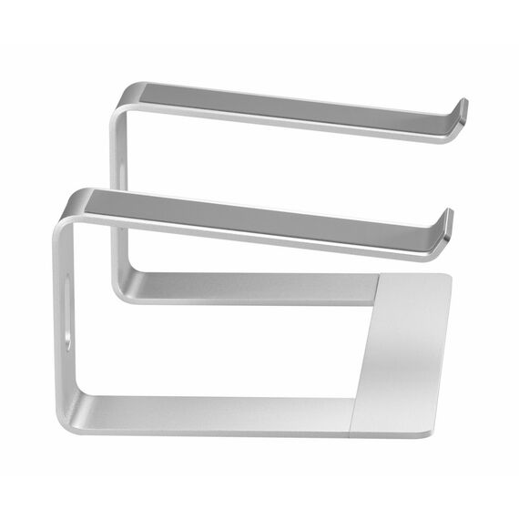 Gembird NBS-D1-01, Laptop stand, Aluminium, Silver, Aluminium, Si