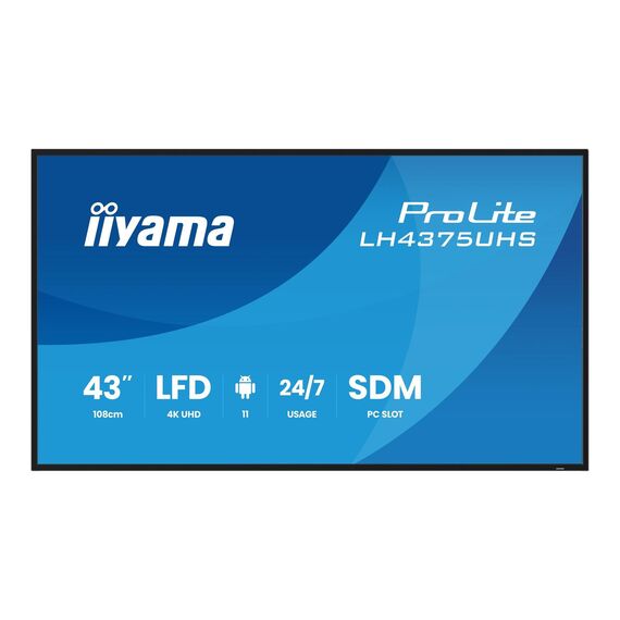 iiyama ProLite LH4375UHS-B2AG / 43" Diagonal Class (42.5" viewabl