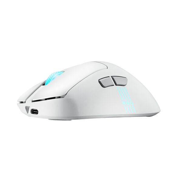 ASUS ROG Keris II Origin WHT, Right-hand, Optic | 90MP04A0-BMUA10