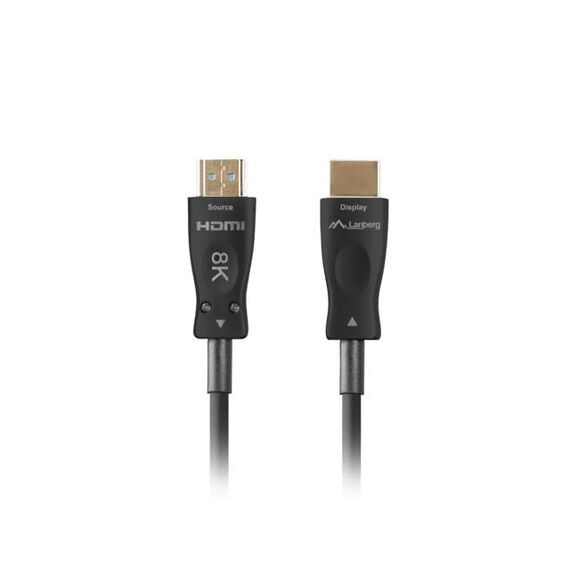 Lanberg CA-HDMI-30FB-0100-BK, 10 m, HDMI Type A