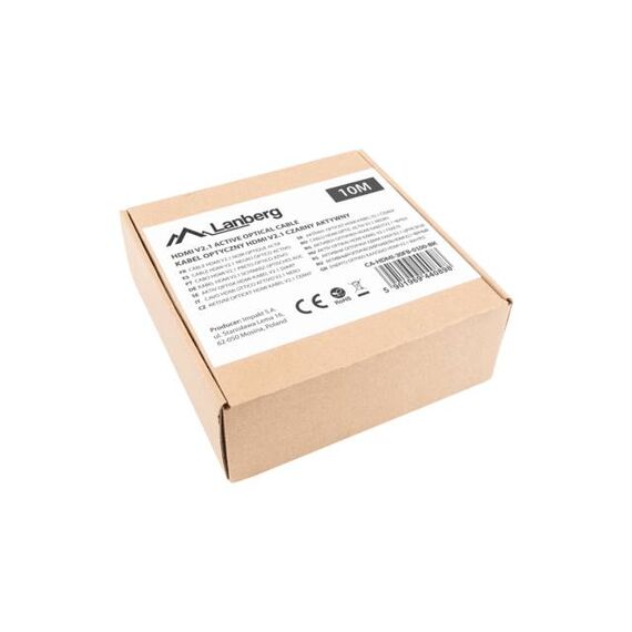 Lanberg CA-HDMI-30FB-0100-BK, 10 m, HDMI Type A