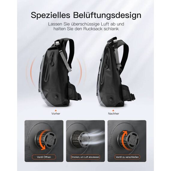 Inateck 25-30L Bicycle Backpack BP06003_GRAYBLACK