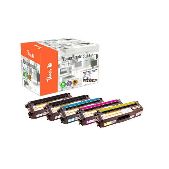 Peach Multi Pack Plus / 5-pack / XL / black, yellow, cyan | PT844