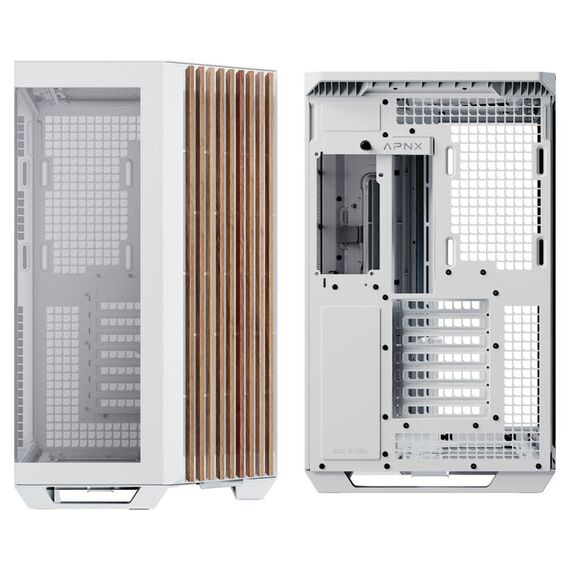 APNX V1-W-WT-v1 / Midi Tower / PC / White / 2x  | APCM-VI01103.21