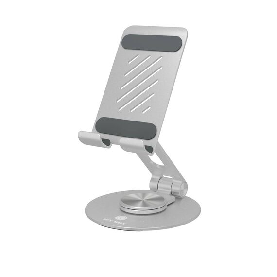 ICY BOX  rotatable and adjustable smartphone and tablet stand for up to 12.9"