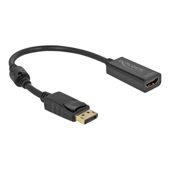 Delock Adapter DisplayPort male latched to HDMI female 20 63559
