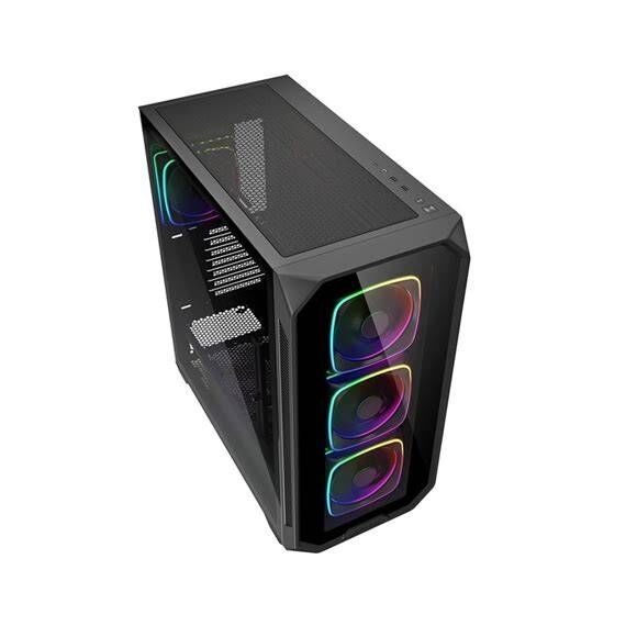 Sharkoon Gehäuse AK5G RGB ATX 1xGlas schwa Mini 4044951041831