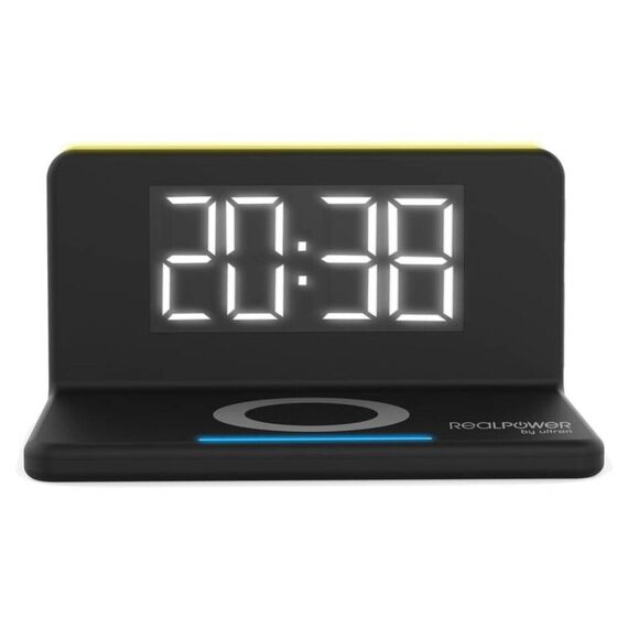 RealPower ChargeAir Digital alarm clock Rectangle Black 409450