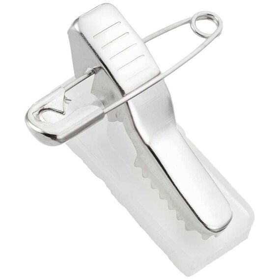 Peach Combo clip with needle and self adh. pad, PP511, 100 pack