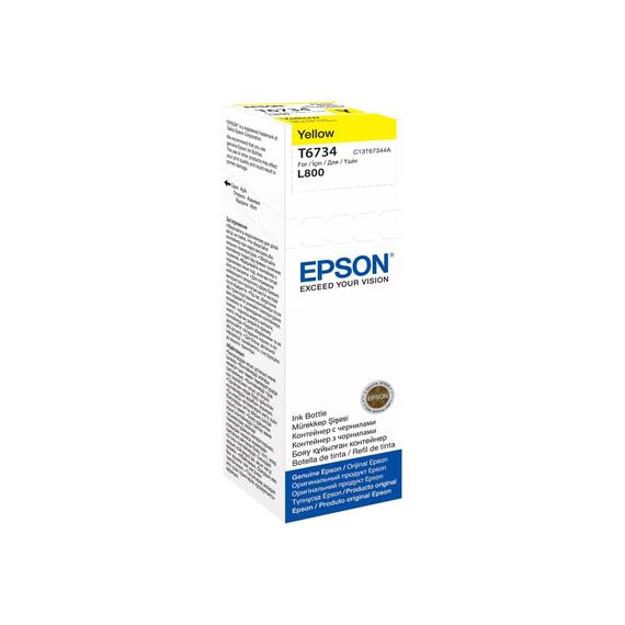 Epson T6734 70 ml yellow original ink refill for C13T67344A