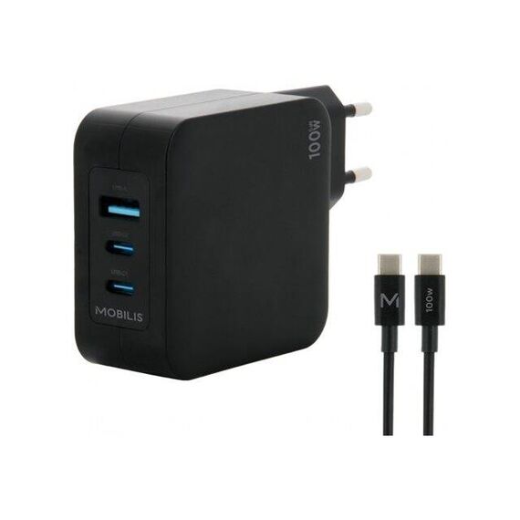 Mobilis / Power adapter / fast, gan / 100 Watt / QC, PD/ | 001365