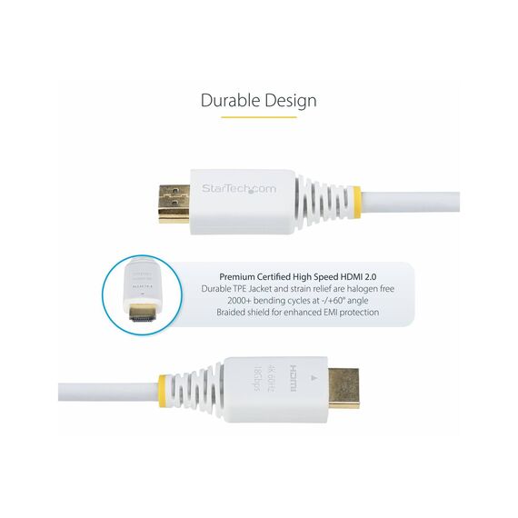 StarTech.com 10ft (3m) Premium Certified H | HDMI2-CABLE-4K60-10W
