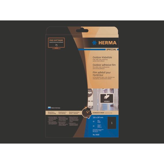 HERMA Special / Polyethylene (PE) / matte / self-adhesive  | 9500