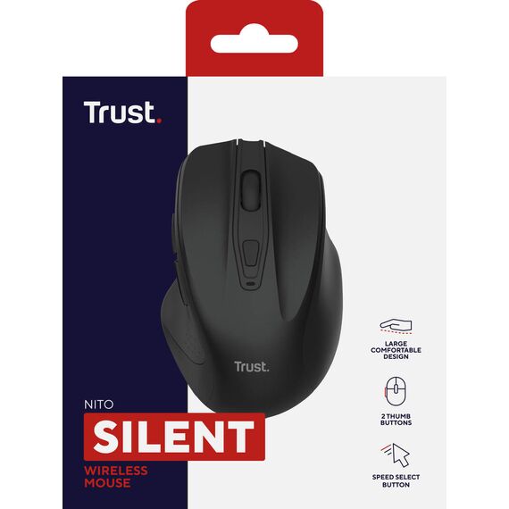 Trust Nito Silent / Mouse / right-handed / 5 buttons / wi | 25549