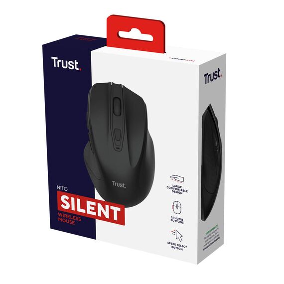 Trust Nito Silent / Mouse / right-handed / 5 buttons / wi | 25549