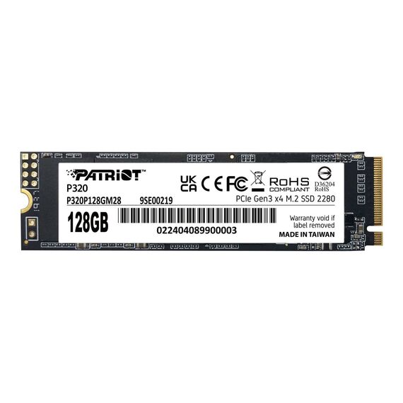 Patriot P320 SSD 128 GB internal M.2 2280 PCIe 3.0 P320P128GM28