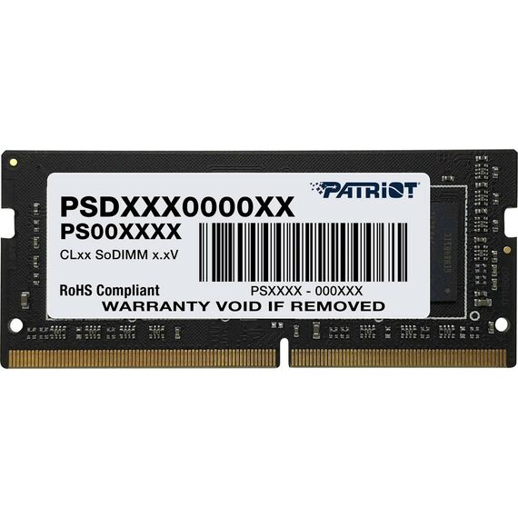 Patriot Signature Line SO-DIMM 8GB, DDR4-3200, PSD48G32002S