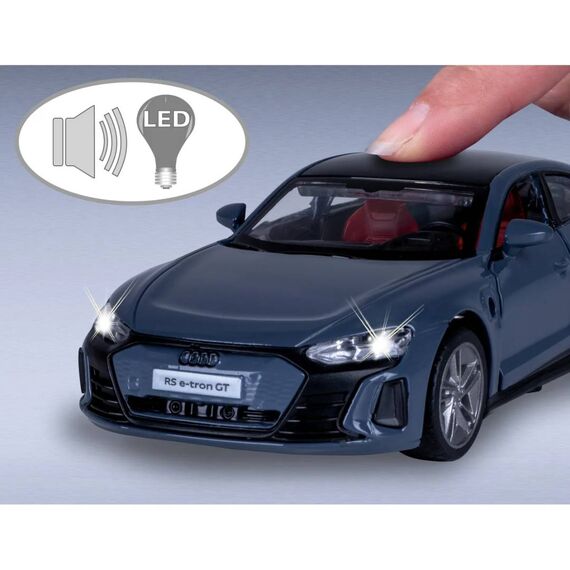 Audi RS e-tron GT Diecast 1:36 grey incl. Button cells 402606