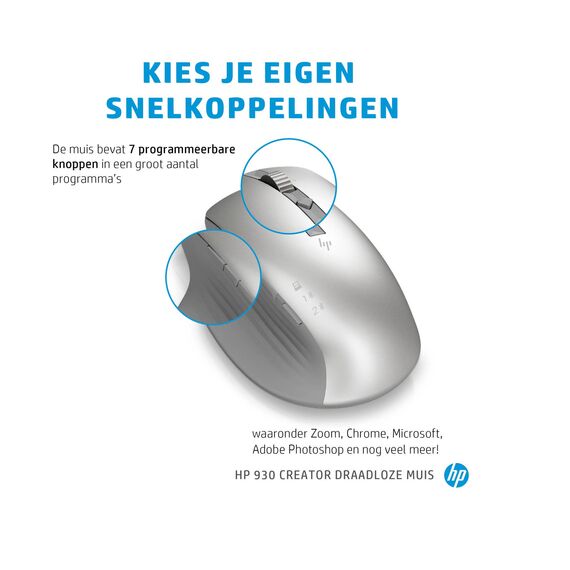 HP Creator 930 / Mouse / 10 buttons / wireless / Bl | 1D0K9AA#ABB