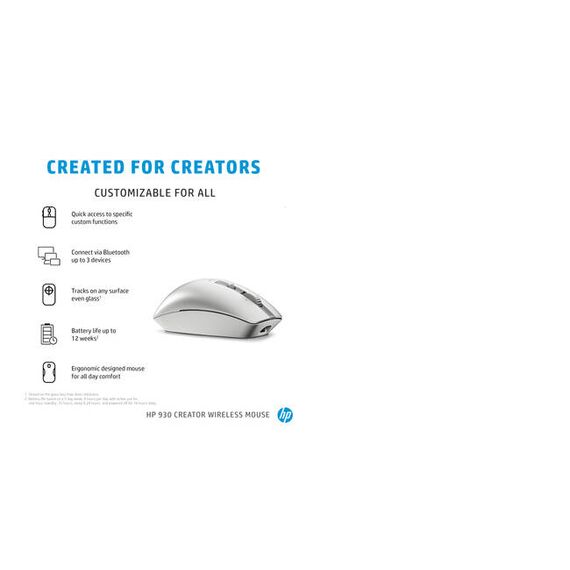 HP Creator 930 / Mouse / 10 buttons / wireless / Bl | 1D0K9AA#ABB
