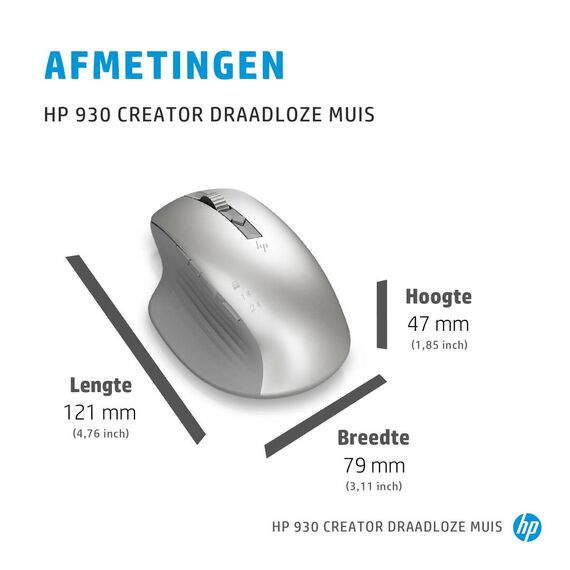 HP Creator 930 / Mouse / 10 buttons / wireless / Bl | 1D0K9AA#ABB