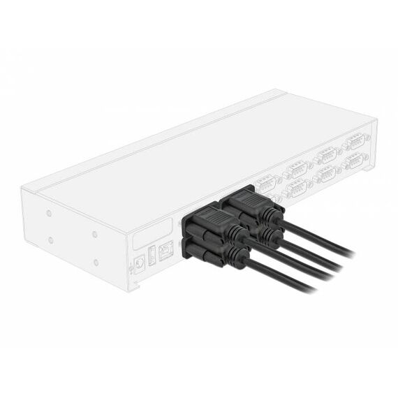 Delock / Serial cable / DB-9 (F) to DB-9 (F) / 2 m / thum | 86605
