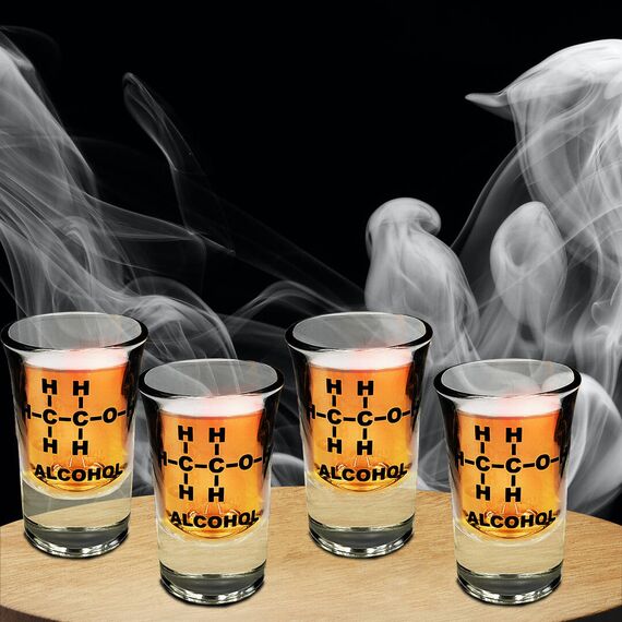 Mad Monkey 2000029 / Round / 4 pc(s) / Glass