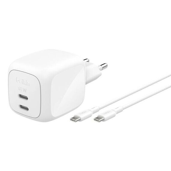 Belkin BoostCharge Pro / Power adapter / GaN /  | WCH020KQ2MWH-B6