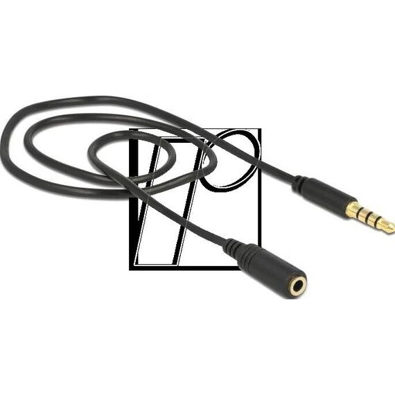 Delock / Audio extension cable / mini-phone stereo 3.5 mm | 84716