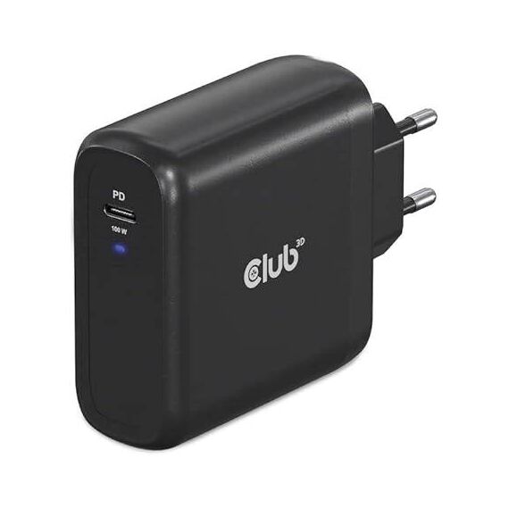 Club 3D Ladegerät 1xUSB Typ C PD 100W GaN retail CAC1908EU